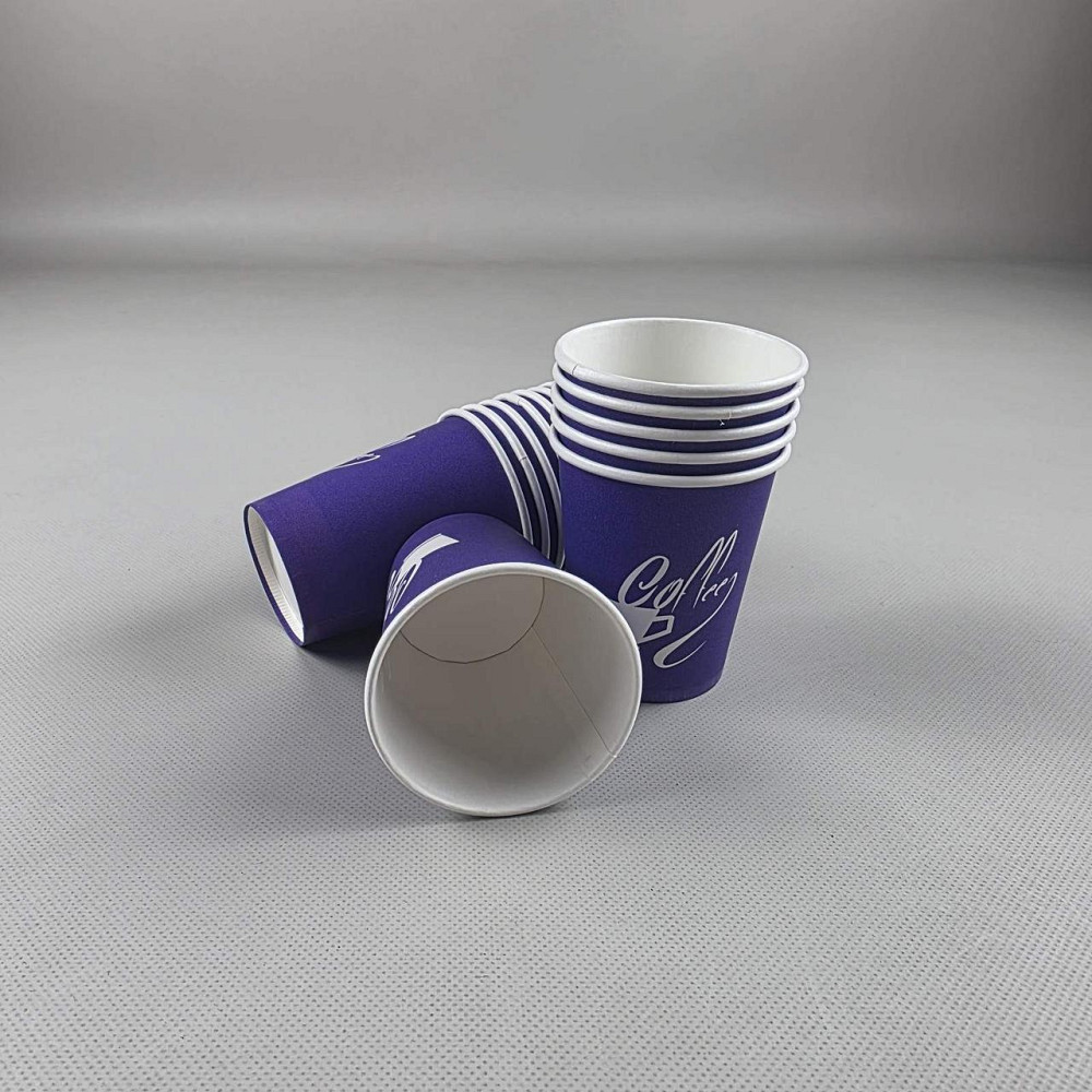 Паперові стакани кольорові 175 мл "Coffee" Маэстро (50 шт) Харків - фото 2