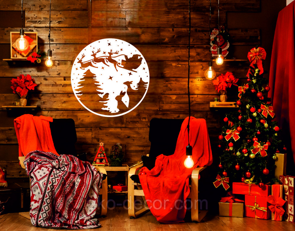 Декоративне настінне Панно «Новий рік», Декор на стену Київ - фото 3