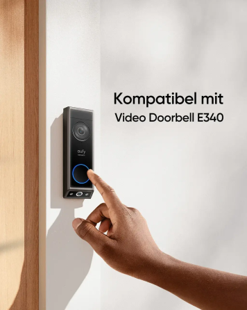 Дополнительный Wi-Fi звонок eufy Security Chime для видеодомофонов E340/C30/C31: 8 мелодий, регулировка громкости, Белый Киев