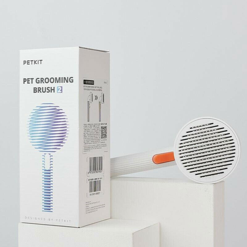 Щітка для грумінгу для тварин PetKit Pet Grooming Brush PGB2 (Біла) Миколаїв - фото 10