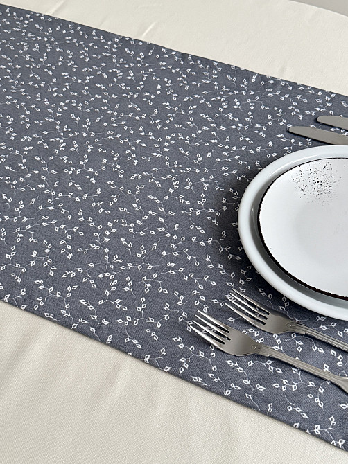 Ecotton Ранер доріжка Ecotton DUCK 45x170 см для обіднього столу водовідштовхувальна сірий (V 1 Коломия - фото 8