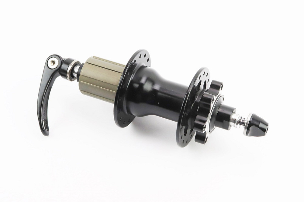 Втулка задня MTB алюмінієва 14Gx32H під касету 8-11зв, Disk-brake, 4 пром-підшипники 6001 2RS, кріпл. ексцентрик, чорна FB-A292В Київ - фото 2