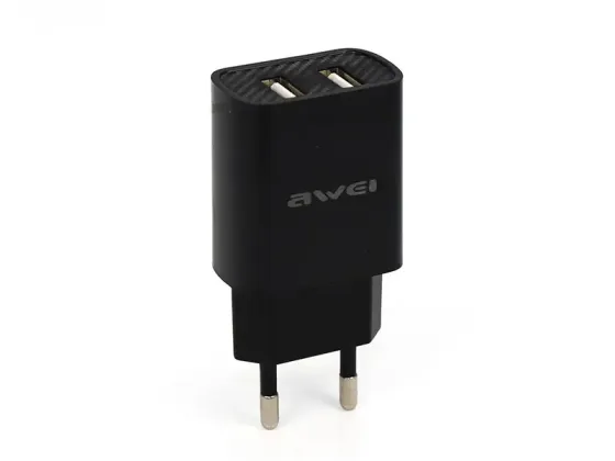 Зарядне пристрій AWEI C3 / Блок живлення Awei C3 / Адаптер AWEI 2 USB / швидка зарядка Киев