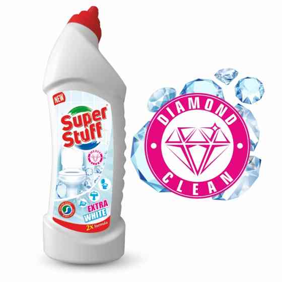 Средство для мытья унитаза Super Stuff экстра белый 1л Львов