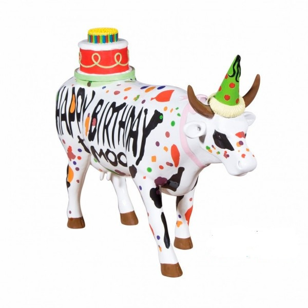 Статуетка колекційна корова Happy Birthday (Size L) полірезин Київ - фото 1