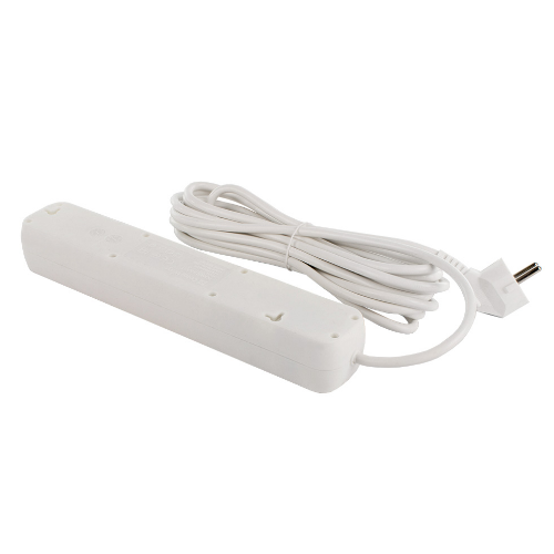 Фільтр мережевий 5 розеток 5м білий CW-PSEA55W ColorWay Житомир