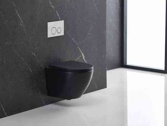 Унитаз подвесной Mixxus Premium ELLIPSE-0303-T3 BLACK 520х365х360mm, система смыва TORNADO 3.0 (MP6591) Киев