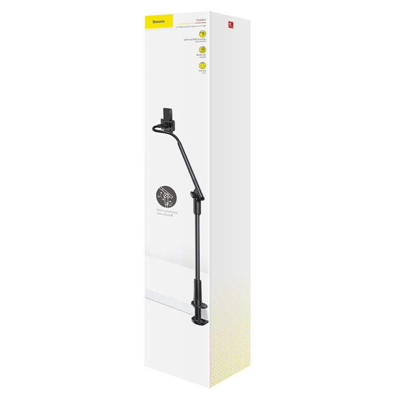 Держатель для телефона Baseus Unlimited adjustment lazy phone holder silver Одесса - изображение 2