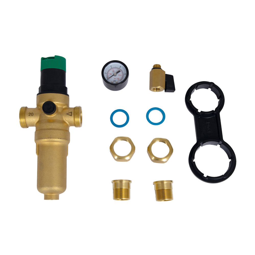 Фільтр самопромивний Thermo Alliance Forte 3/4" з редуктором для гарячої води SF128W20H Київ - фото 6