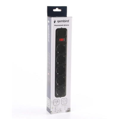 Сетевой фильтр питания Gembird SPG5-G-6B Винница - изображение 3