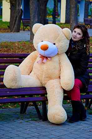 Плюшевий ведмедик М'яка іграшка Рафаель 160 см Бежевий Тернопіль