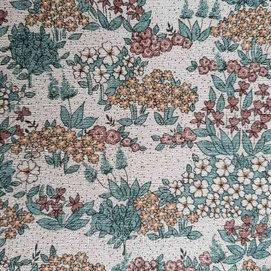 Шпалери вінілові Lutece Melody 51196803 квіти листя польові маленькі на рожевому тлі Київ