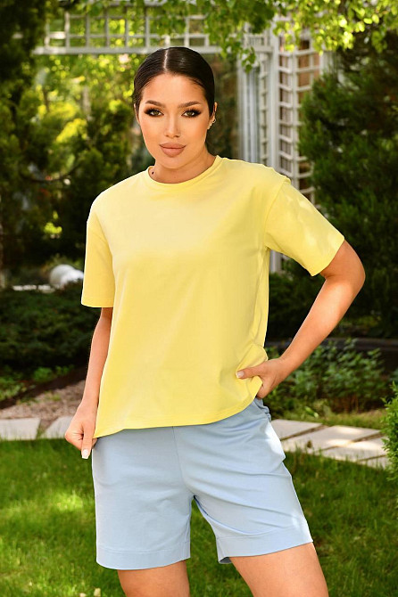 Женская трикотажная  футболка база Jasmin Сумы - изображение 1