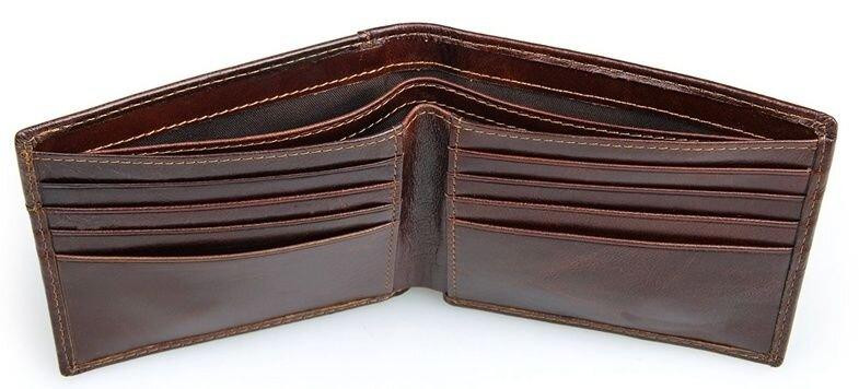 Кошелек мужской Vintage 14374 Коричневый Киев - изображение 7