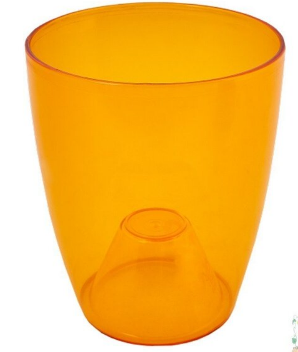 Вазон Орхідея 12*14см бурштиновий Алеана Житомир - изображение 1