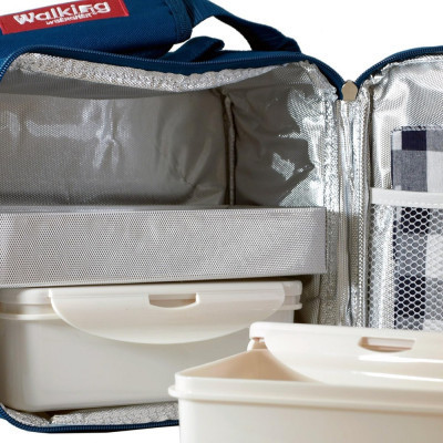 Набір для пікніка Bergner Walking business 23х22х13.5 см 5 предметів (BG-3652-BL) Вінниця - фото 2