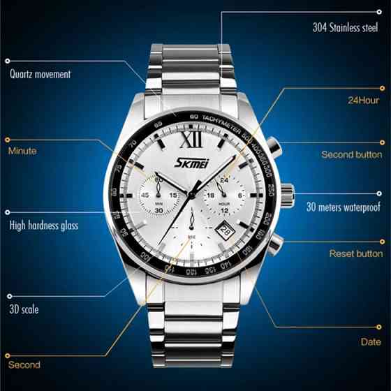 Годинники наручні чоловічі стрілочні годинники для чоловіка для модного чоловіка JO-22 Івано-Франківськ