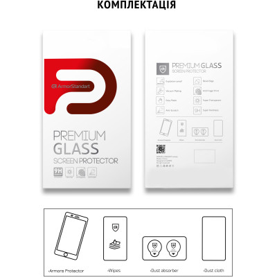 Стекло защитное Armorstandart Icon 3D iPhone 14 Pro Black 2 шт. (ARM65336) Винница - изображение 5