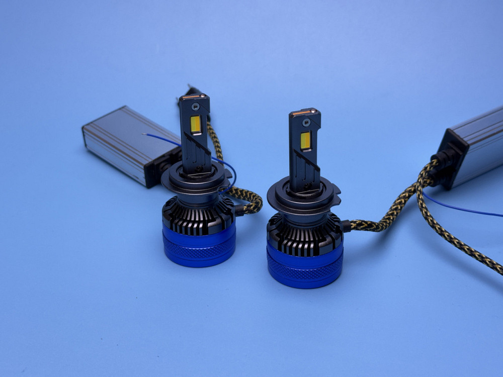 Комплект LED ламп H7 K68 (120W) с пультом — 3 цвета (3000K/4300K/6000K) + Стробоскоп Харьков - изображение 10