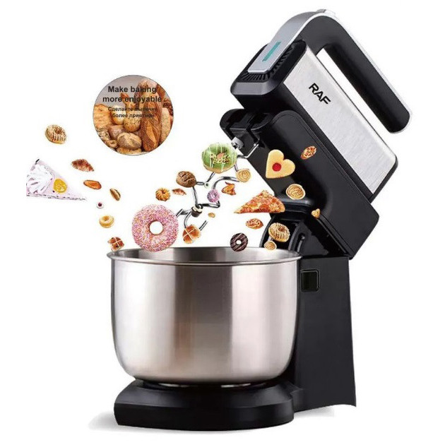 Міксер для домашнього кондитера RAF, Кращий ручний міксер, Міксери з чашею, Ручний міксер-мішалка PJ-82 Львів - фото 14