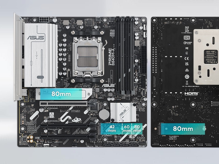Материнська плата Asus Prime B840M-A-CSM Socket AM5 ( без Bluetooth ) Харків - фото 10
