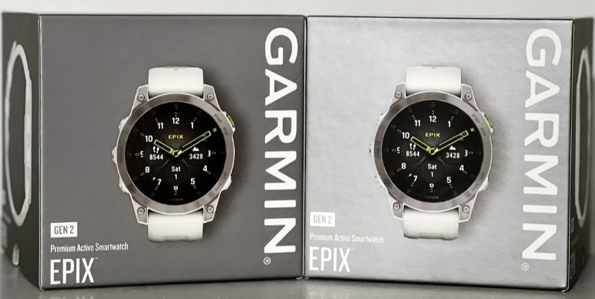 СМАРТ - Часы: Garmin Epix 2 Sapphire White Titanium (010-02582-21) Харків - фото 1