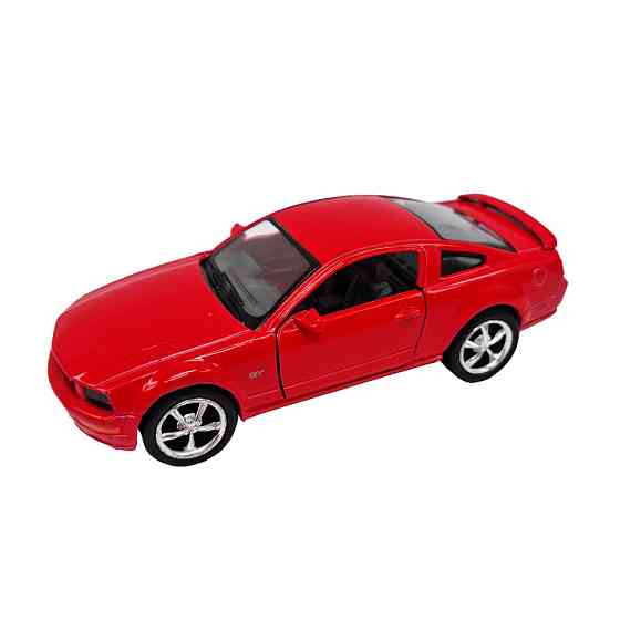Інерційна машинка FORD MUSTANG GT 2006 Kinsmart КТ5091, 1:42 Червоний Вінниця