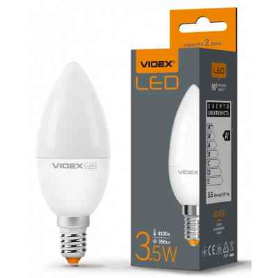 Лампочка TITANUM LED C37e 3.5W E14 4100K (VL-C37e-35144) Винница