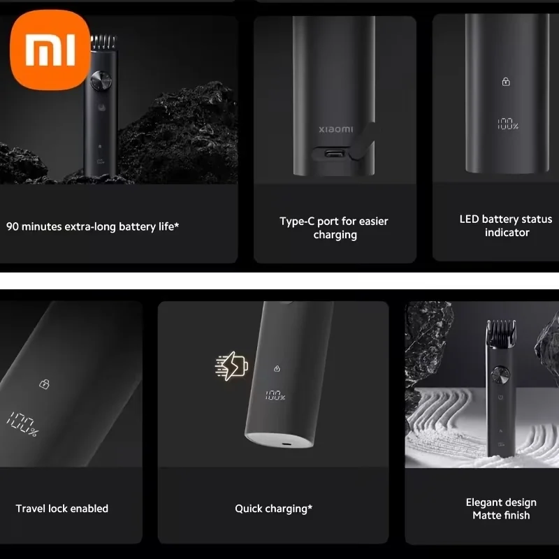 Стайлер для волос Xiaomi Uniblade Trimmer с насадками Черный Киев - изображение 4