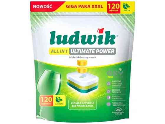 Капсули для посудомийних машин 120шт Profi All in One Лимон ТМ LUDWIK Київ