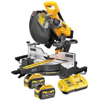 Торцювальна пила DeWALT 54В XR Li-lon 2x3Ah, 305x30 мм, 3800 об/хв, XPS, 23.2 кг (DCS781X2) Вінниця