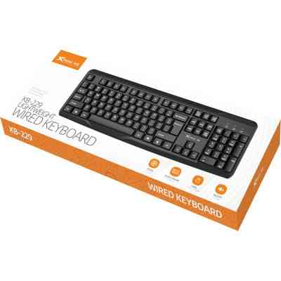 Клавиатура Xtrike ME KB-229 USB UA Black (KB-229UA) Винница