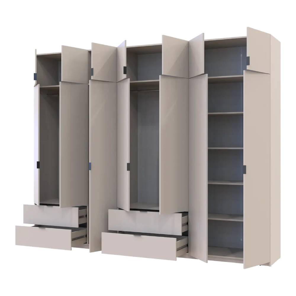 Шафа для одягу Doros Лукас Кашемір 3+4 ДСП 300х50х240 DRS-011718 (42005132) Львів - фото 2