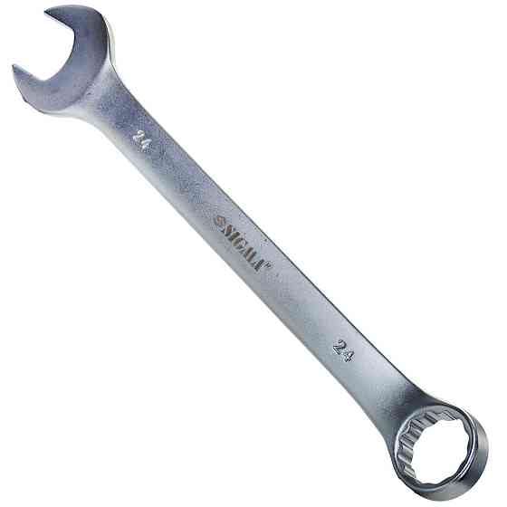 Ключ рожково-накидный 24мм CrV satine SIGMA (6021241) Ровно