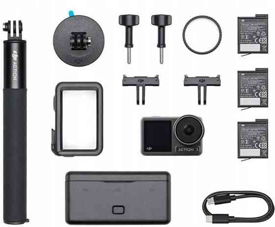 Екшн-Камера: DJI Osmo Action 3 Adventure Combo ( CP.OS. 00000221.01) Харьков