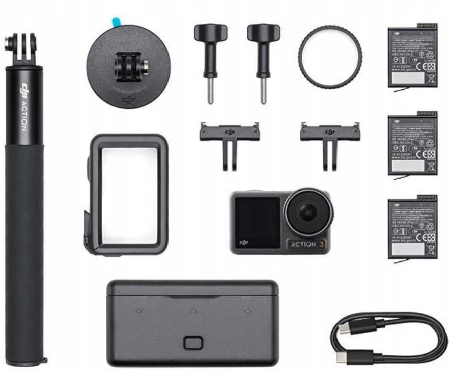 Екшн-Камера: DJI Osmo Action 3 Adventure Combo ( CP.OS. 00000221.01) Харьков - изображение 3