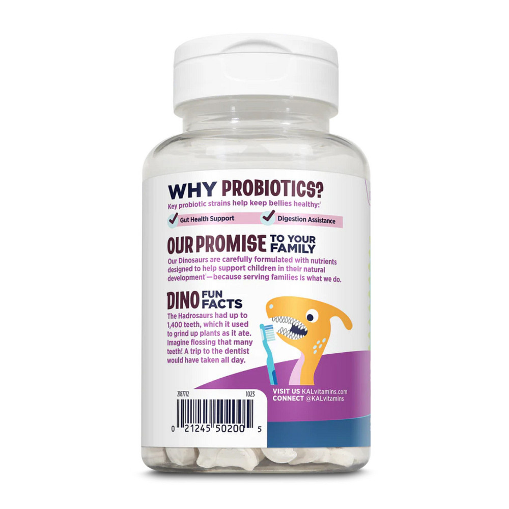 Пробіотик для дітей KAL Dino-Dophilus Kids Probiotic 60 жув таб Вишня Київ - фото 3