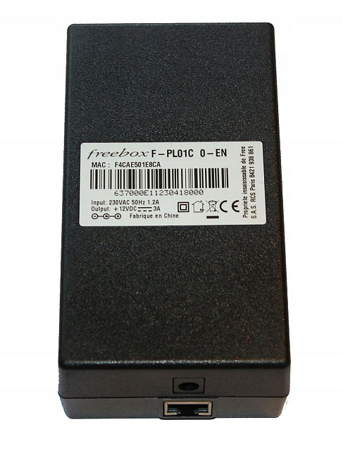 Блок живлення Freebox F-PL01C 12 В, 3 А Луцк - изображение 2