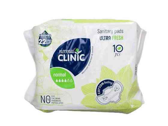 Прокладки гігієнічні 10 шт4 кр. Comfort ultra fresh cottonfeeling ТМ NORMAL CLINIQUE Київ