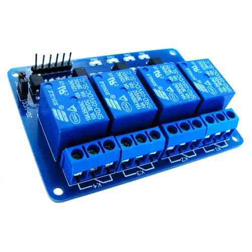 4-канальный модуль реле 5В надежное управление нагрузкой для Arduino, PIC, AVR и ARM Киев