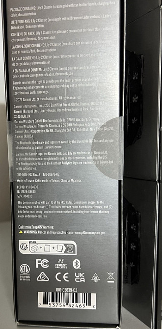 Часы: Garmin Lily 2 Classic Gream Gold With Tan Leather Band. Харьков - изображение 3