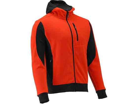 Худі флісовий з поліестеру YATO розмір M, червоно-чорний, 5 кишень [20] Одесса