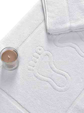 Рушник махровий Ideal Textile для ніг 50х70 см білий 800 г/м2 (56860374) Чернівці