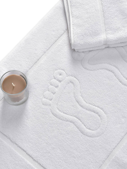 Рушник махровий Ideal Textile для ніг 50х70 см білий 800 г/м2 (56860374) Чернівці - фото 1