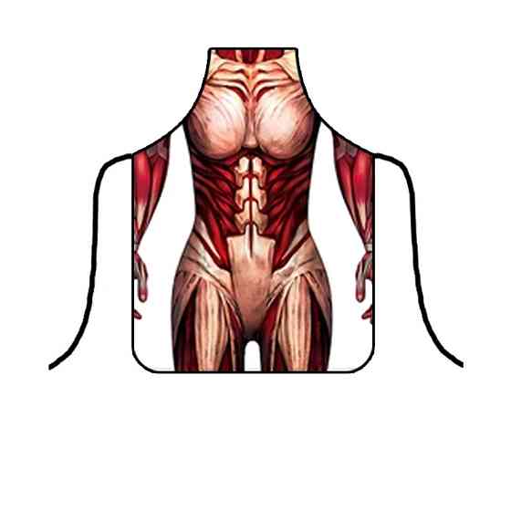 Фартух прикольний для свята 75 на 60 см різнобарвний Київ