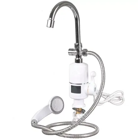 Проточный кран водонагреватель WEZER SDR-B05ST с душевой лейкой Киев