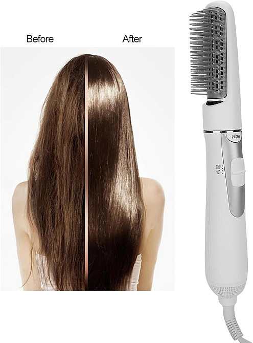 Brrnoo 2 в 1 фен-расческа, фен-щетка-расческа, для с насадкой Beauty Dual Voltage Handheld Multifunction Professional Electric Hou Київ - фото 9