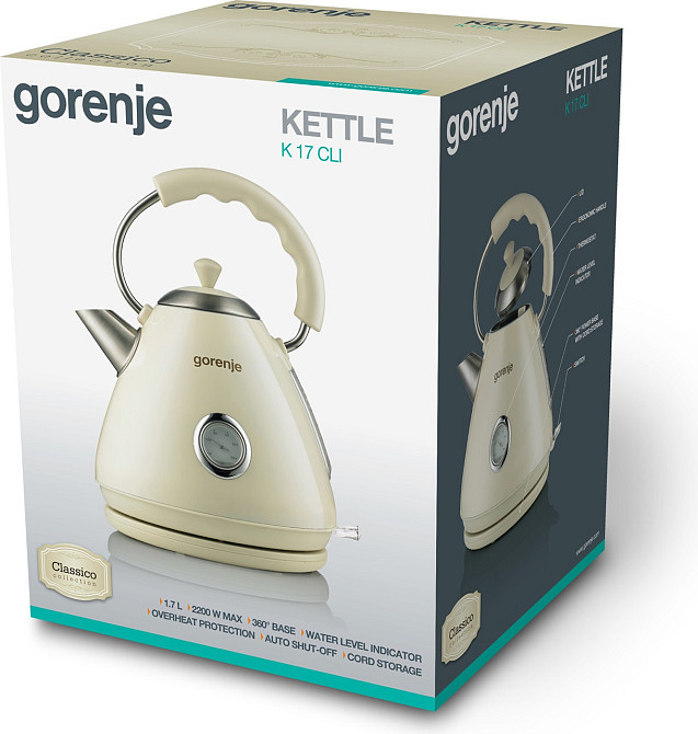 Електрочайник Gorenje K17CLI Електрочайник Харків - фото 7