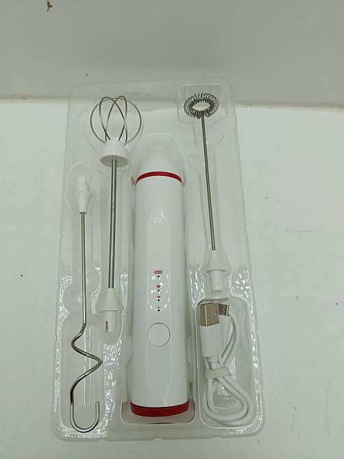 Портативний акумуляторний міні-міксер, спінювач молока HB-303 Луцк - изображение 3