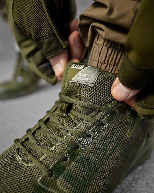 Летние тактические кроссовки 5.11 олива  сетка  ДЛ6239 Одесса - изображение 4